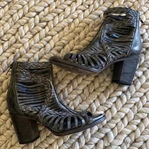 Freebird by Steve Bella Black Booties Size 7